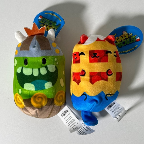 Cats Vs Pickles Beanbag Plush Set Of 8 (B9) - Picture 6 of 9